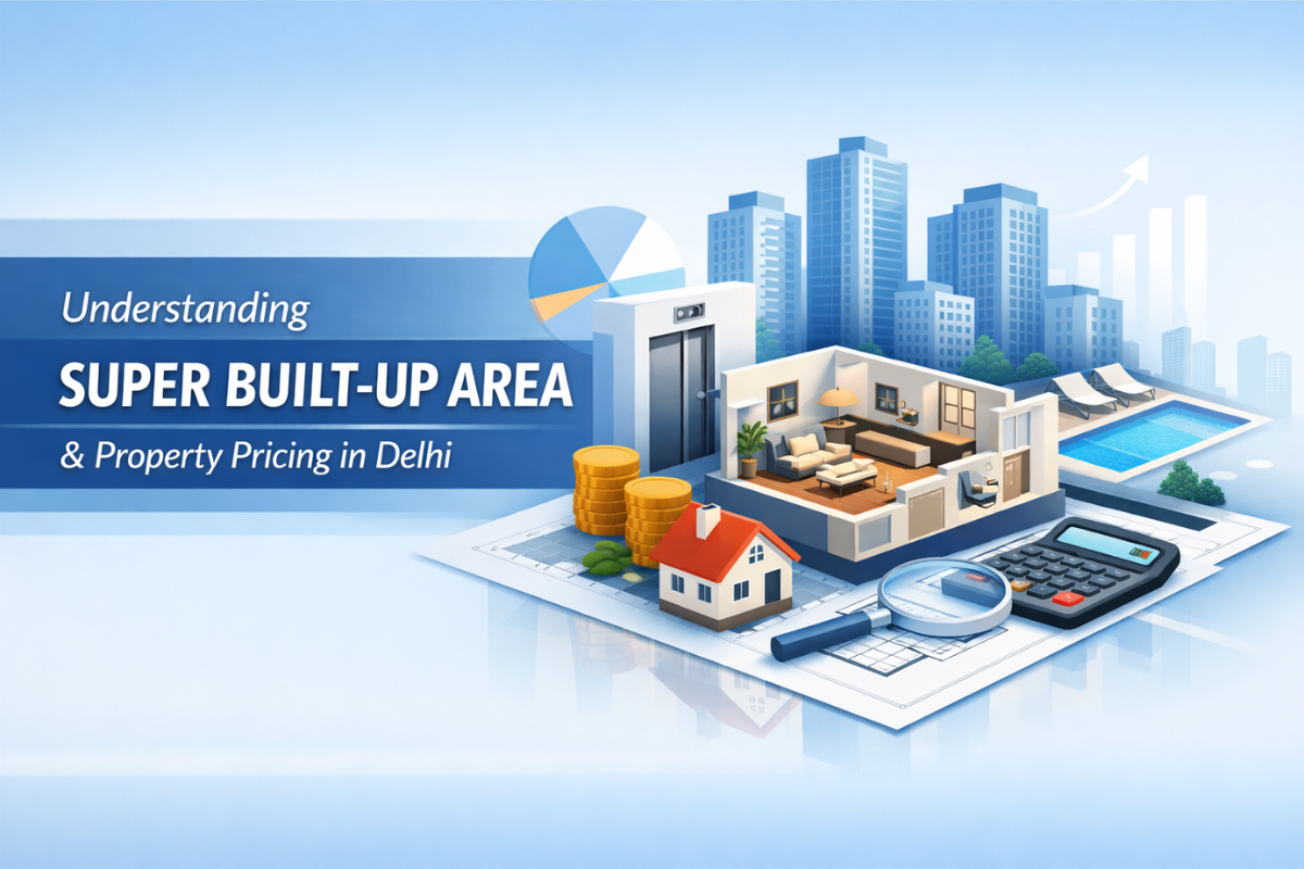 What Is Super Built-Up Area & How It Affects Property Pricing in Delhi