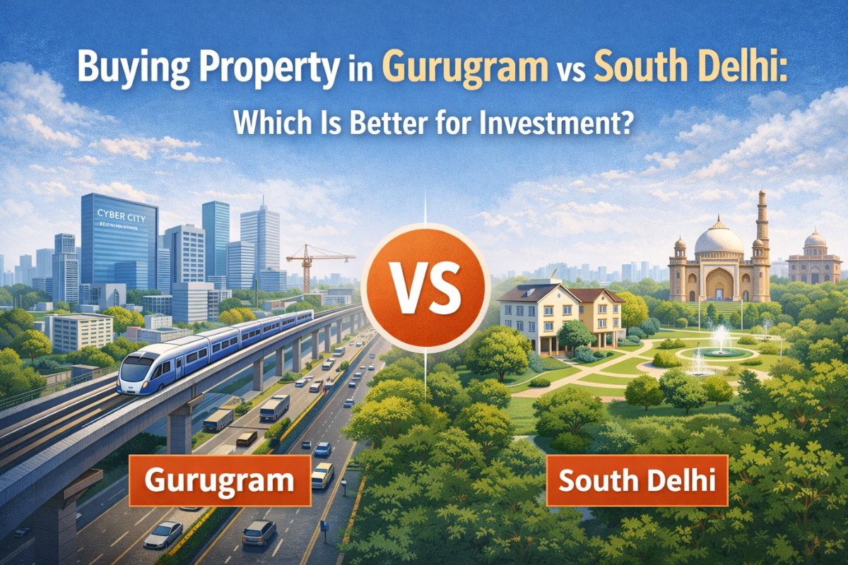 Gurugram vs south delhi