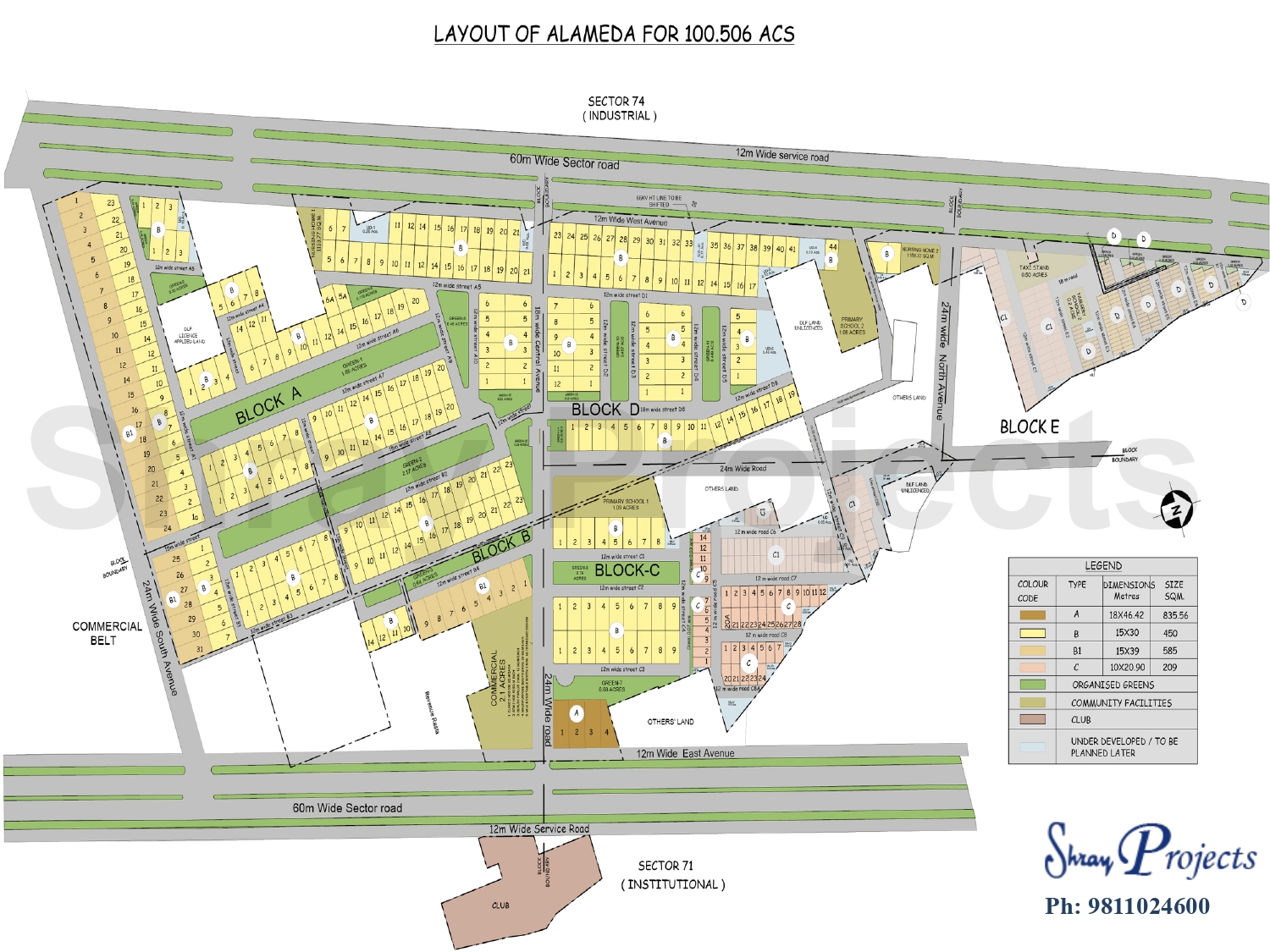 DLF Alameda location maps