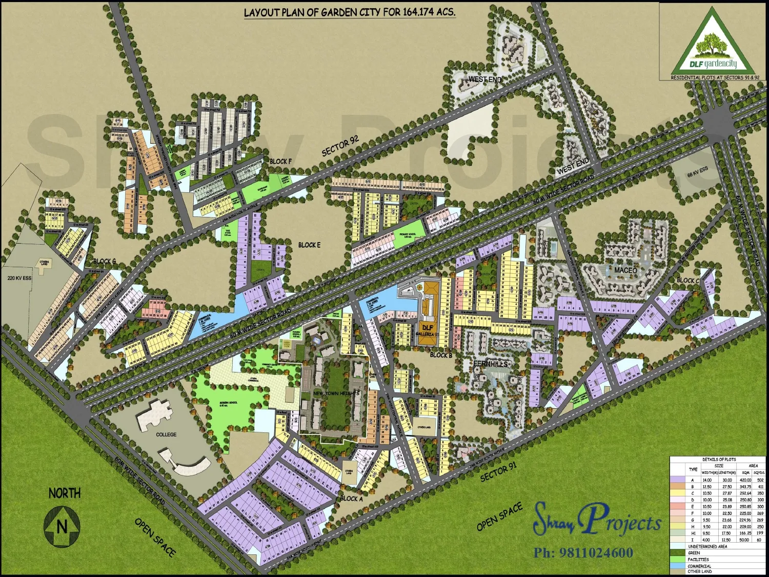 DLF Gardencity maps