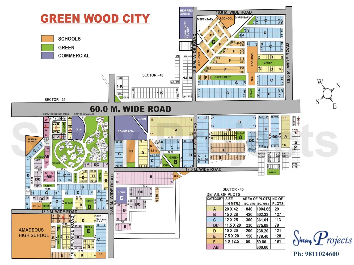 Greenwood City maps