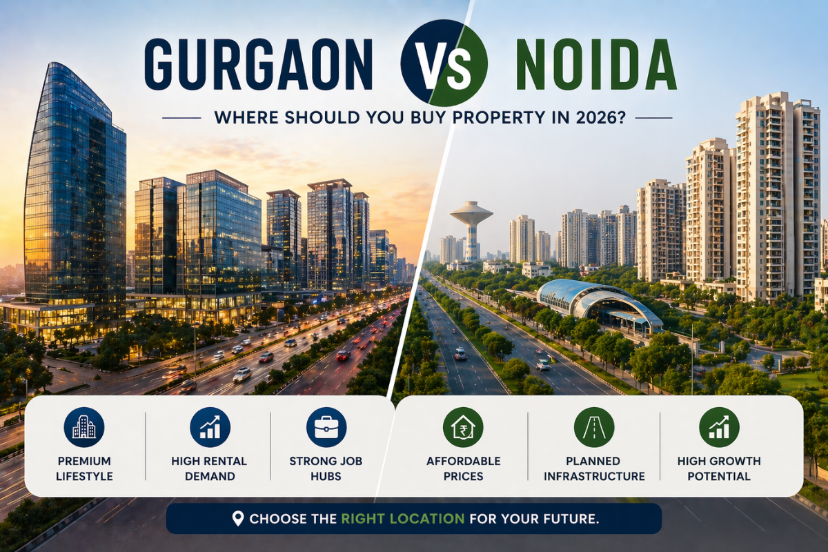 Gurgaon VS Noida