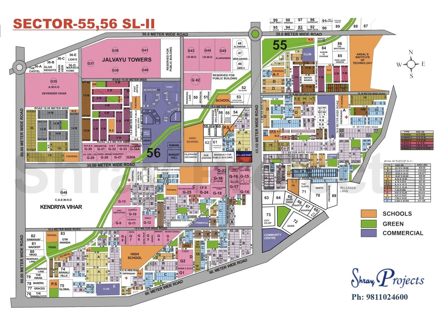 Sushant Lok 2 maps
