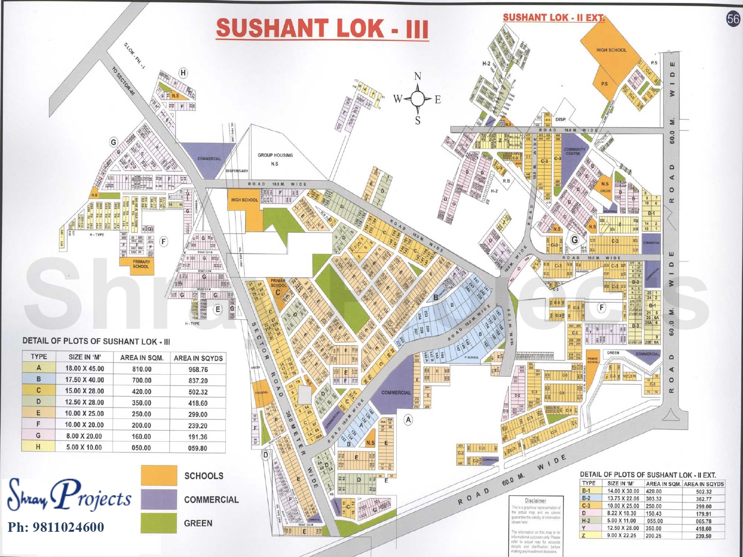 Sushant Lok Phase 3 maps