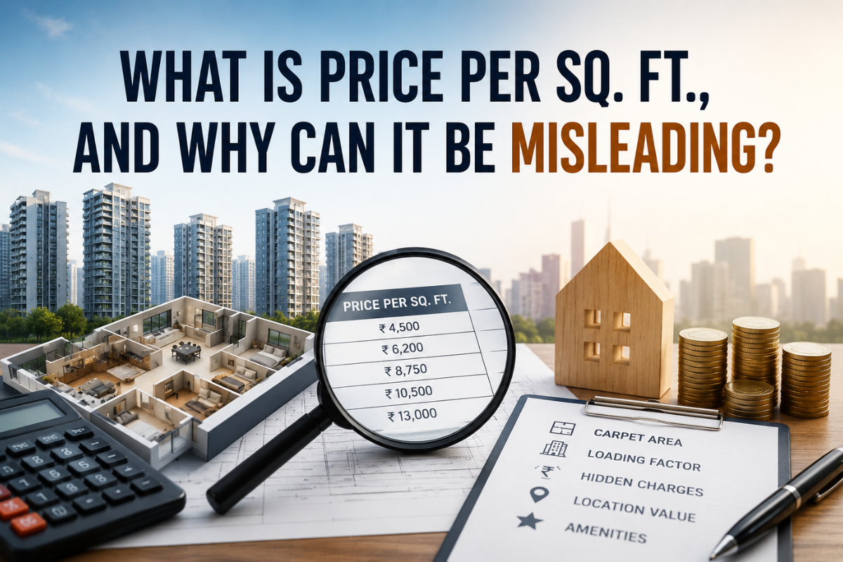 What is price per sq ft why can it be misleading