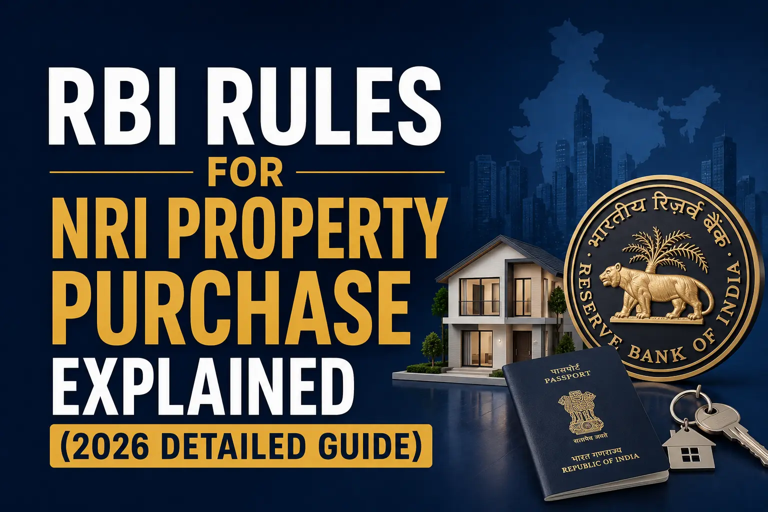 RBI rules for NRI Property purchase explained