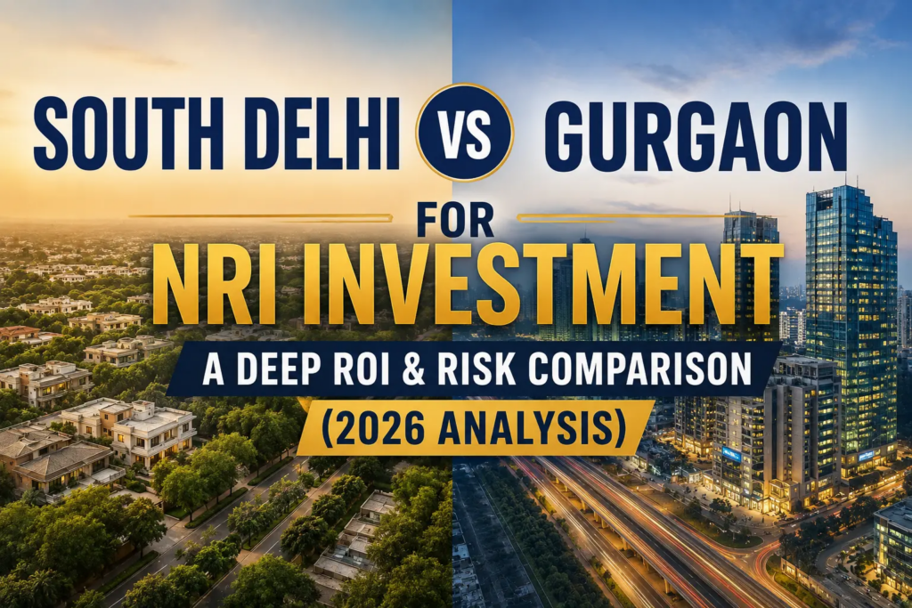 South delhi vs gurgaon for NRI Investment