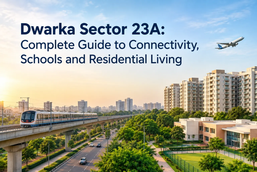 Dwarka sector 23A complete guide to connectivity, schools and residential living