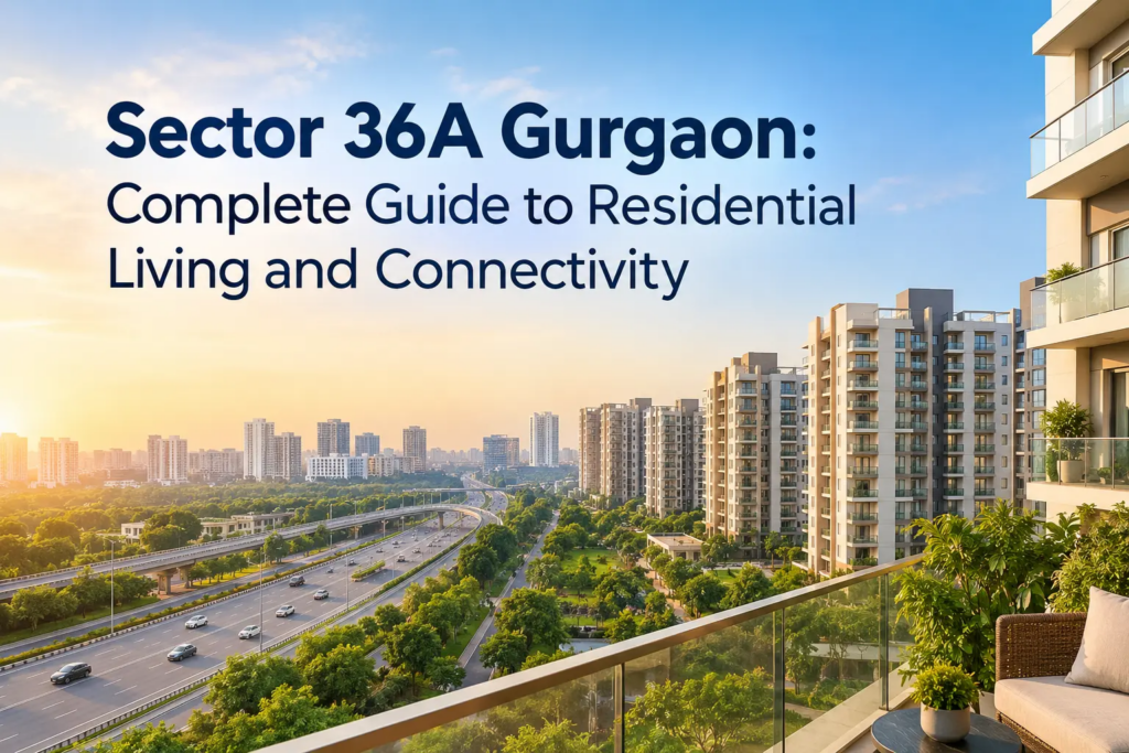 sector 36A gurgaon complete guide to residential living and connectivity