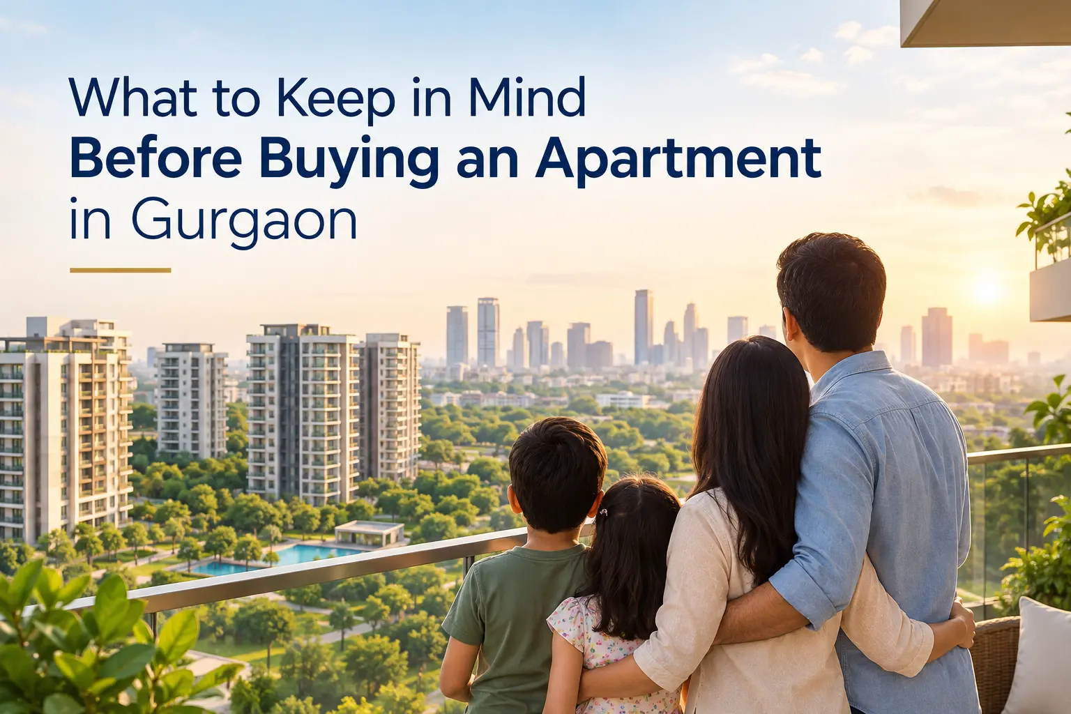 what to keep in mind before buying an apartment in gurgaon